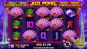 Slot Pulsa Koi Pond, Keindahan Ikan Bawa Rezeki Lancar!